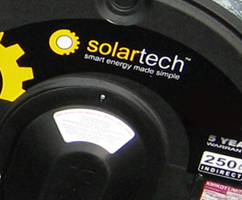 SolarTech solar Water Heating System Logo